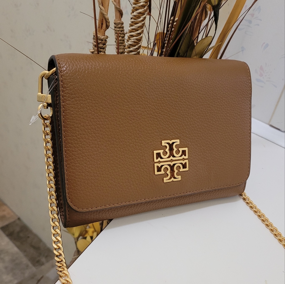 Tory burch Britten crossbody bag brown